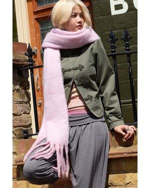 Urban Outfitters Uo Blanket Scarf - Pink