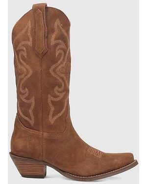 Dingo Out West Leather Boot - Brown