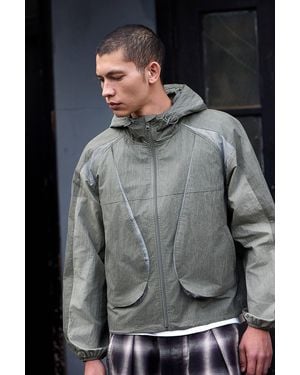 Ayker Tonal Bellow Anorak Jacket - Grey