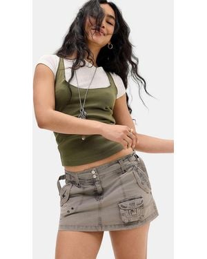 BDG Erin Utility Mini Skirt - Multicolour