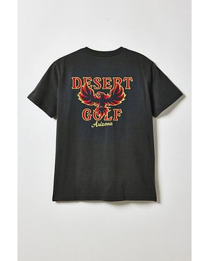 Birds of Condor Desert Golf Graphic Tee - Black