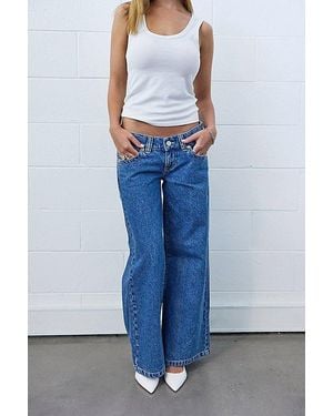 Abrand Jeans 00 Super Low & Wide Petite - Blue