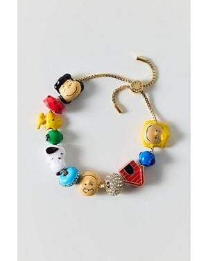 BaubleBar Peanuts Friends Forever Charm Bracelet - Blue