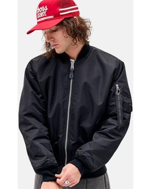 Alpha Industries All Black Ma-1 Heritage Bomber Jacket - Blue