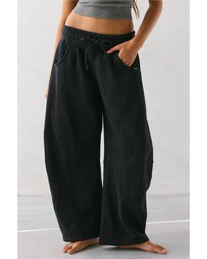 Out From Under Essential Barrel Leg Joggers - Black