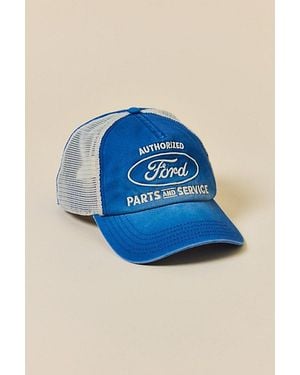 American Needle Ford Parts & Service Trucker Hat - Blue