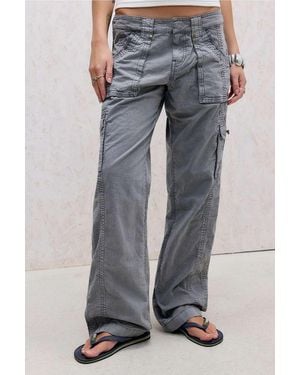BDG Devon Slim Utilty Trousers - Blue