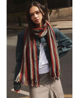 Urban Renewal Vintage Stripe Scarf - Black