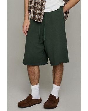 Standard Cloth Postgame Long Knit Sweatshorts - Green