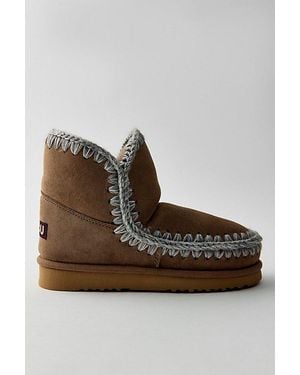 Mou 18 Sheepskin Ankle Boots - Brown