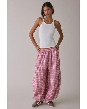 iets frans... Iets Frans. Iets Frans…Sid Check Cotton Poplin Balloon Pants - Pink