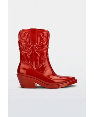 Melissa Texas Jelly Cowboy Boot - Red