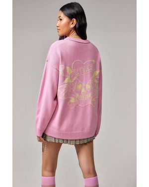 Ed Hardy Uo Exclusive Pink Love Jumper