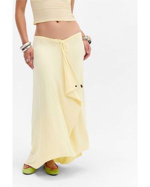 Motel Phemia Lemon Maxi Skirt - Yellow