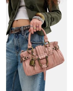 BDG Mini Karlie Lock Bag - Pink