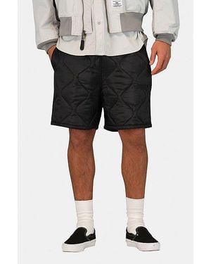 Alpha Industries Relaxed Quilted Short - Black