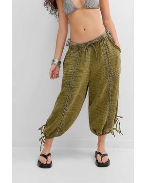 Out From Under Mila Ocean Air Capri Trousers - Green