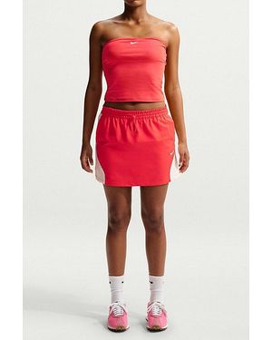 Nike Sportswear Street Mid-Rise Mini Skirt - Red