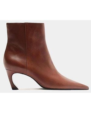 SCHUTZ SHOES Lexi Booties - Brown