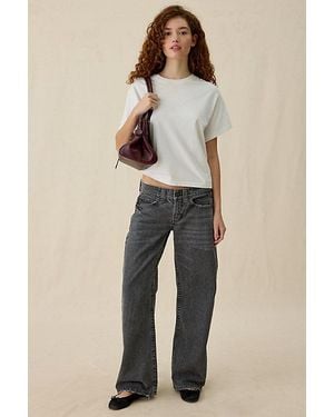 BDG Kayla Printed Low-Rise Jeans - Natural