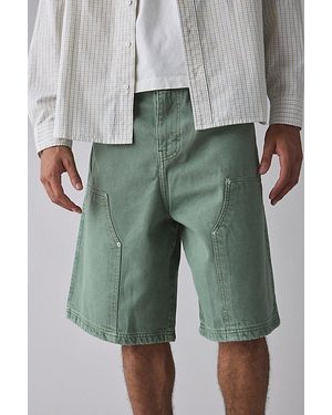 BDG Astro Baggy Twill Double Knee Short - Green