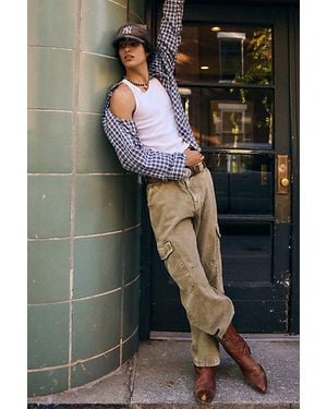 BDG Jacob Canvas Cargo Pants - Natural