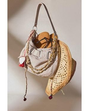 BDG Sonny Belted Faux Leather Shoulder Bag - Gray