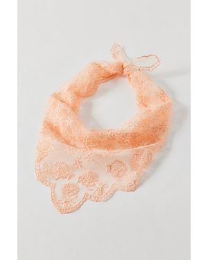 Out From Under Lace Headscarf - Pink