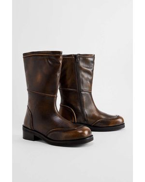 BDG Brown Kyra Leather Calf Boots