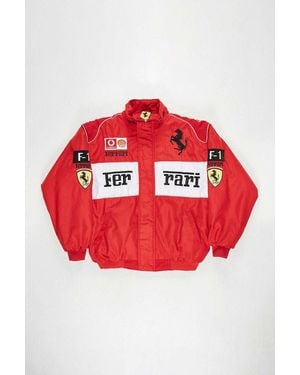 Urban Renewal One-of-a-kind Vintage Red Ferrari Jacket