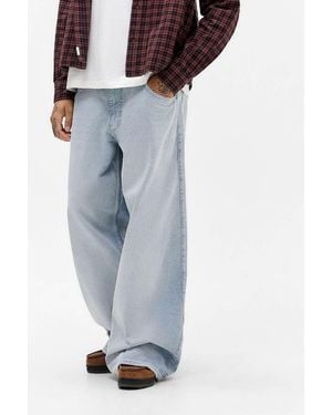 BDG Bleach Stacked Skate Jeans - Blue