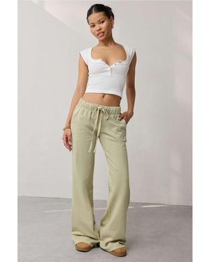 Out From Under Lived In Flare Joggers - Natural
