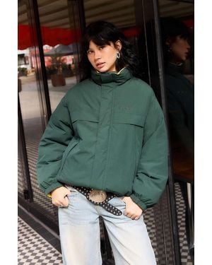 BDG Nora Reversible Puffer Jacket - Green