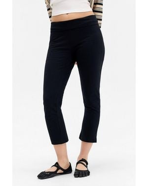 iets frans... Kali Foldover Capri Trousers - Black