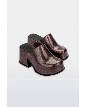 Melissa Mia Platform Clog - Brown