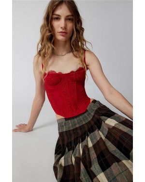 Out From Under Modern Love Corset - Red