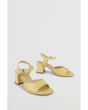 INTENTIONALLY ______ Astro Heeled Sandal - Metallic