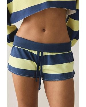 Out From Under Spring Breaker Slouch Sweat Shorts - Blue