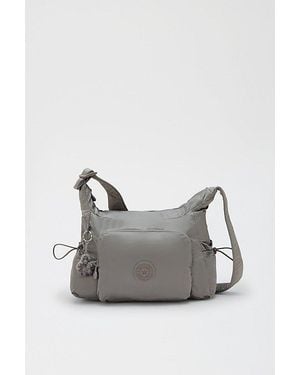 Kipling Gabb Small Nylon Crossbody Bag - Gray