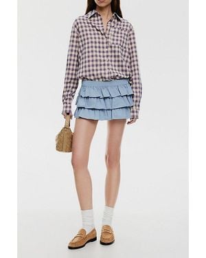 Lioness Solstice Tiered Ruffle Mini Skort - Multicolour