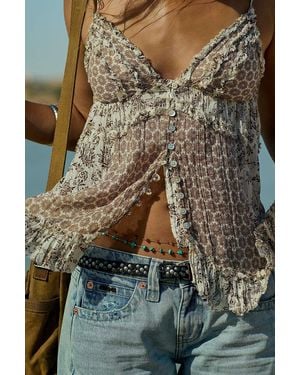 Kimchi Blue Marnie Babydoll Cami At Urban Outfitters - Multicolour