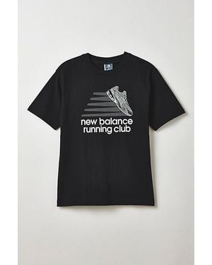 New Balance Running Club Graphic Tee - Black