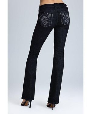 Miss Me Zephyra Low Rise Bootcut Jeans - Blue