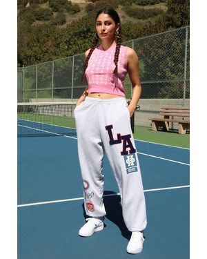 Urban Outfitters La Patch Drawstring Sweatpant - Gray