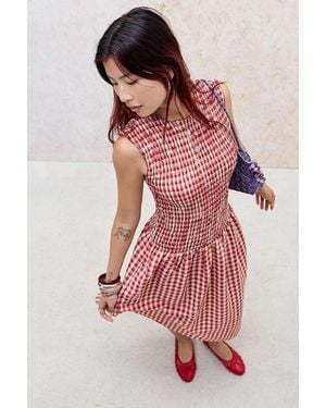 Daisy Street Baye Midi Dress - Red