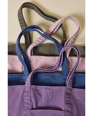 BDG Carrie Canvas Tote Bag - Purple
