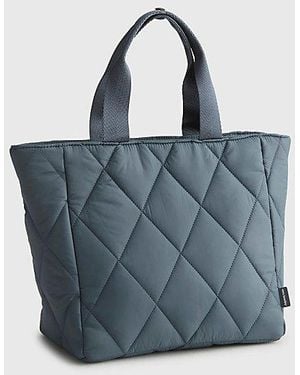 Vera Bradley Quilted Nylon Lunch Tote Bag - Blue