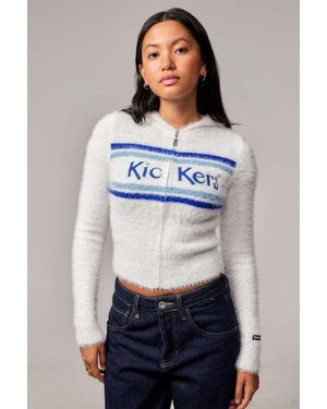 Kickers Uo Exclusive Eyelash Knit Hoodie - Blue