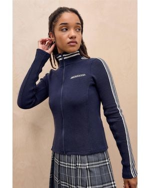 iets frans... Navy Trip Stripe Track Top - Blue
