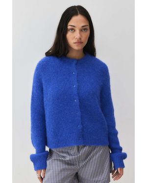 Urban Outfitters Uo Dakota Knit Cardigan - Blue